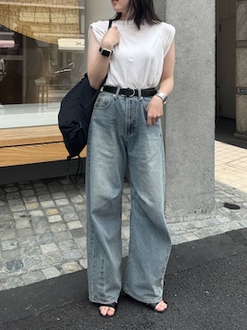「アイテム（バックパック/リュック）」を使った、yktさん（レディース・158cm）の夏コーディネート