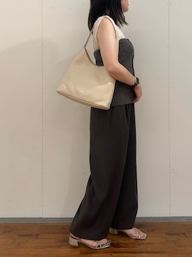 「russet（ラシット）のアイテム」を使った、yktさん（レディース・158cm）の秋コーディネート