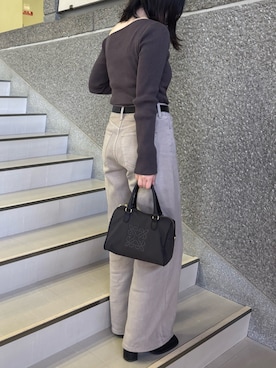 「リブニット」｜yktさん（レディース・158cm）の春コーディネート