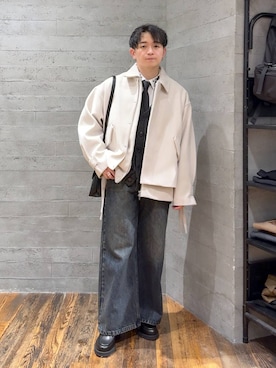 「アイテム（フォーマルスーツ/小物）」を使った、HARE     もりたいさん（メンズ・168cm・20代）の秋コーディネート