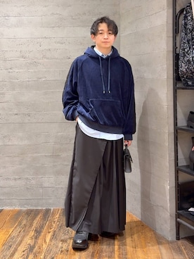 「アイテム（ピアス（片耳用））」を使った、HARE     もりたいさん（メンズ・168cm・20代）の冬コーディネート