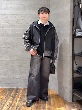 HARE もりたいさん(メンズ・168cm)の冬コーディネート