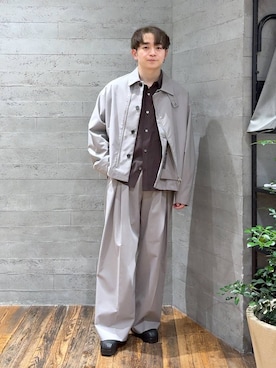 「HARE（ハレ）のアイテム（リング）」を使った、HARE     もりたいさん（メンズ・168cm）の冬コーディネート