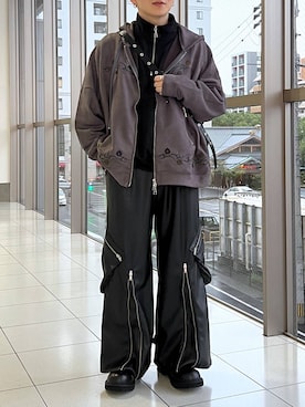 「アイテム（その他シューズ）」を使った、HARE     もりたいさん（メンズ・168cm・20代）の秋コーディネート