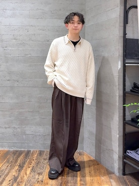 「アイテム（アクセサリー）」を使った、HARE     もりたいさん（メンズ・168cm・20代）の秋コーディネート