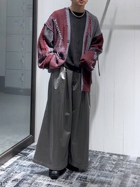「アイテム（スウェット）」を使った、HARE     もりたいさん（メンズ・168cm・20代）の秋コーディネート