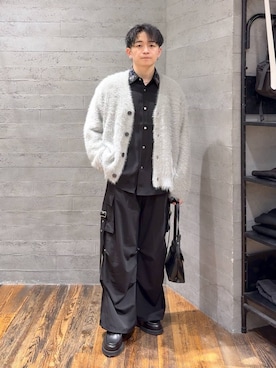 「アイテム（ピアス（片耳用））」を使った、HARE     もりたいさん（メンズ・168cm）の秋コーディネート