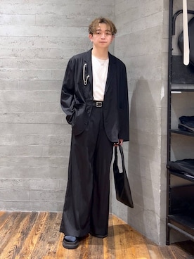 「アイテム（テーラードジャケット）」を使った、HARE     もりたいさん（メンズ・168cm・20代）の夏コーディネート