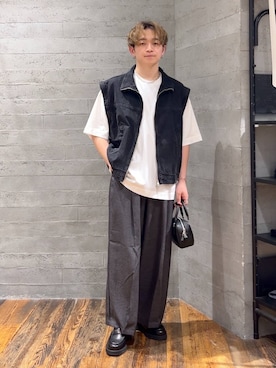 「アイテム（ブルゾン）」を使った、HARE     もりたいさん（メンズ・168cm・20代）の夏コーディネート