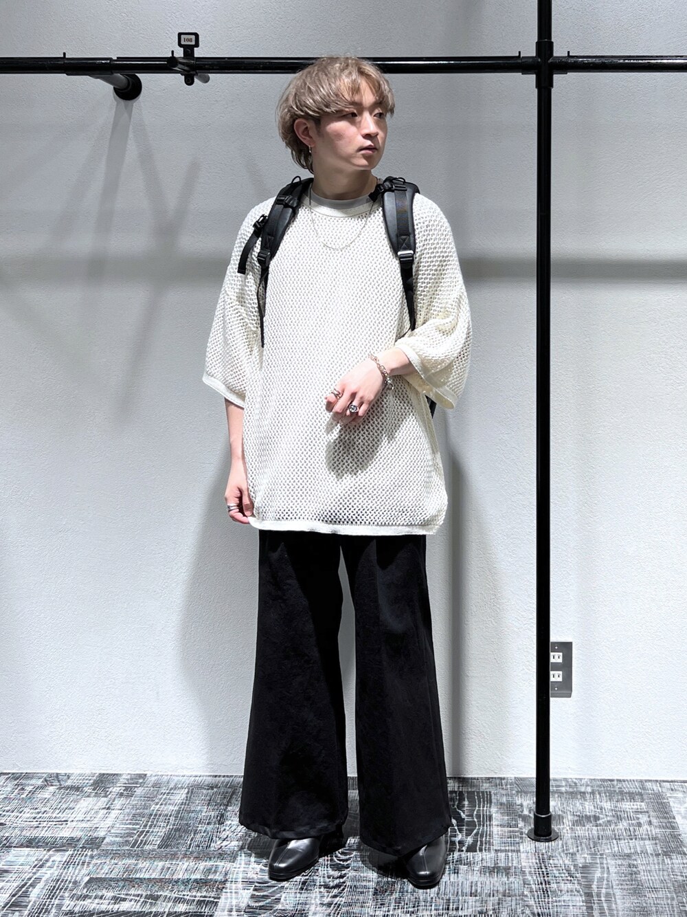 HARE（ハレ）の「メッシュアミニットプルオーバー(HARE)（ニット