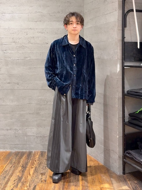 セール】【SET UP対応】サイコウチクワイドスラックスパンツ(HARE