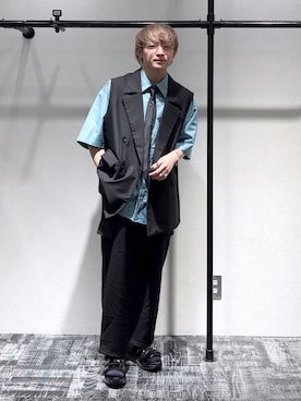 「HARE（ハレ）のアイテム（その他アウター）」を使った、HARE     もりたいさん（メンズ・168cm）の春コーディネート