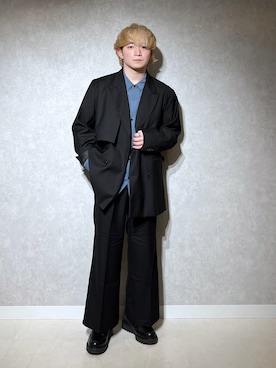 「低身長男子」｜HARE     もりたいさん（メンズ・168cm）の冬コーディネート