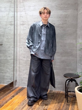 「アイテム（ドレスシューズ）」を使った、HARE     もりたいさん（メンズ・168cm・20代）の夏コーディネート