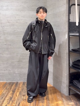 「アイテム（バックパック/リュック）」を使った、HARE     もりたいさん（メンズ・168cm・20代）の秋コーディネート