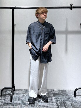 「ラリエット」｜HARE     もりたいさん（メンズ・168cm）の春コーディネート