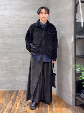 「アイテム（ピアス（片耳用））」を使った、HARE     もりたいさん（メンズ・168cm）の秋コーディネート