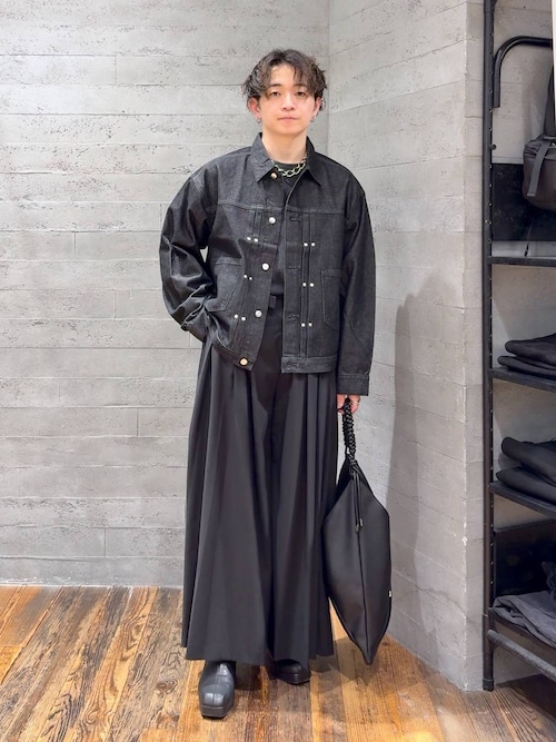 HARE Wranglerデニムジャケット ブラックM Wrangler×HARE SET UP対応】デニムジャケット(HARE)（デニムジャケット