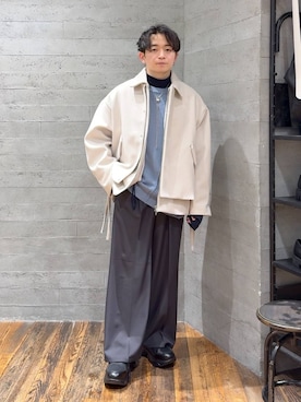 「アイテム（ピアス（片耳用））」を使った、HARE     もりたいさん（メンズ・168cm・20代）の秋コーディネート