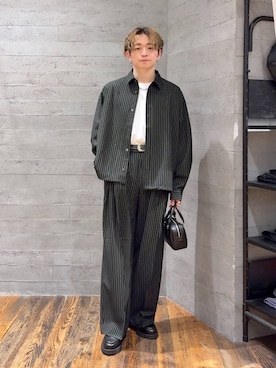 「アイテム（ボストンバッグ）」を使った、HARE     もりたいさん（メンズ・168cm・20代）の夏コーディネート