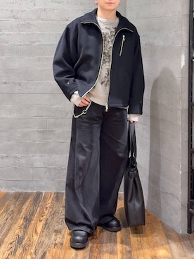 「アイテム（リング）」を使った、HARE     もりたいさん（メンズ・168cm・20代）の秋コーディネート