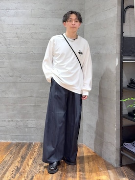 「アイテム（アクセサリー）」を使った、HARE     もりたいさん（メンズ・168cm・20代）の秋コーディネート