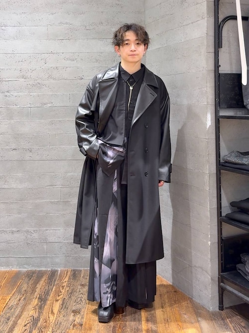 ハレ HARE レザー切替コート レザーキリカエトレンチコート レザーキリカエトレンチコート(HARE)（トレンチコート）｜HARE