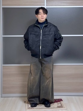 「アイテム（ピアス（片耳用））」を使った、HARE     もりたいさん（メンズ・168cm・20代）の秋コーディネート