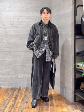 「アイテム（ピアス（片耳用））」を使った、HARE     もりたいさん（メンズ・168cm）の秋コーディネート