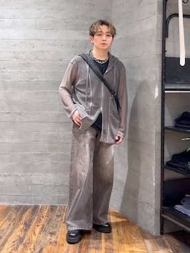 「アイテム（ドレスシューズ）」を使った、HARE     もりたいさん（メンズ・168cm・20代）の夏コーディネート