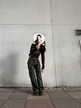 877さん（レディース・155cm）の春コーディネート