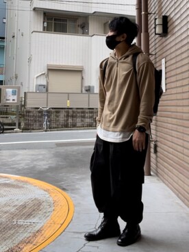 Louis Vuitton ルイヴィトン のバックパック リュックを使ったメンズ人気ファッションコーディネート 髪型 2ブロック Wear