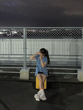 「インスタフォローしてね！」｜「アイテム（ワンピース/ドレス）」を使った、mhncunさん（レディース・165cm）の秋コーディネート