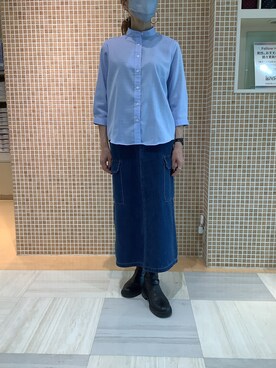 BRICK HOUSE シャツ工房 葛西アリオ店さん(レディース・163cm)の春コーディネート