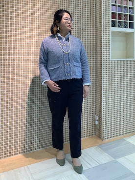 BRICK HOUSE シャツ工房 葛西アリオ店さん（レディース・163cm）の冬コーディネート