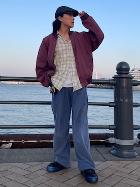 「arth（アース）のアイテム」を使った、Rin⚡️さん（メンズ・165cm）の春コーディネート