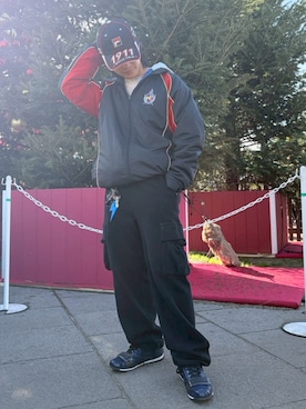 「FILA（フィラ）のアイテム」を使った、Rin⚡️さん（メンズ・165cm）の冬コーディネート