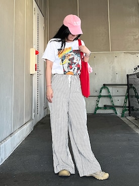 「KEEN（キーン）のアイテム」を使った、napoblackさん（骨格ウェーブ・レディース・158cm）の夏コーディネート