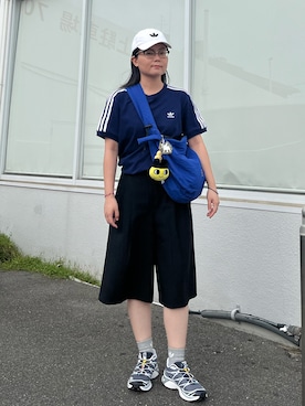 「キュロット」｜napoblackさん（レディース・158cm）の秋コーディネート