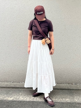 「アイテム（バレエシューズ）」を使った、napoblackさん（レディース・158cm）の秋コーディネート