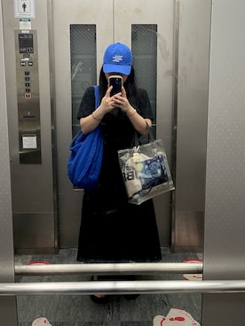 「Right-on（ライトオン）のアイテム（帽子）」を使った、napoblackさん（レディース・158cm）の夏コーディネート