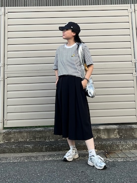 「アイテム（ソックス/靴下）」を使った、napoblackさん（レディース・158cm）の夏コーディネート