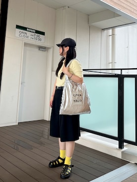 「バミューダパンツ」｜napoblackさん（レディース・158cm）の夏コーディネート
