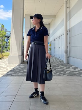 「アイテム（ソックス/靴下）」を使った、napoblackさん（骨格ウェーブ・レディース・158cm）の夏コーディネート