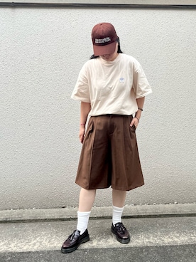 「アイテム（レッグウェア）」を使った、napoblackさん（レディース・158cm）の夏コーディネート
