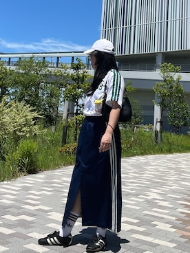 napoblackさん（骨格ウェーブ・レディース・158cm）の夏コーディネート