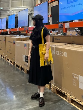 「アイテム（レッグウェア）」を使った、napoblackさん（レディース・158cm）の夏コーディネート