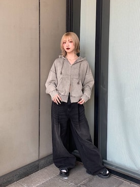 「アイテム（パーカー）」を使った、yuki1gouさん（レディース・152cm・20代）の秋コーディネート
