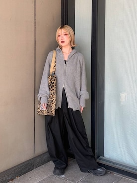 「アイテム（スラックス）」を使った、yuki1gouさん（レディース・152cm・20代）の秋コーディネート
