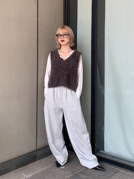 「アイテム（ベスト）」を使った、yuki1gouさん（レディース・152cm・20代）の夏コーディネート